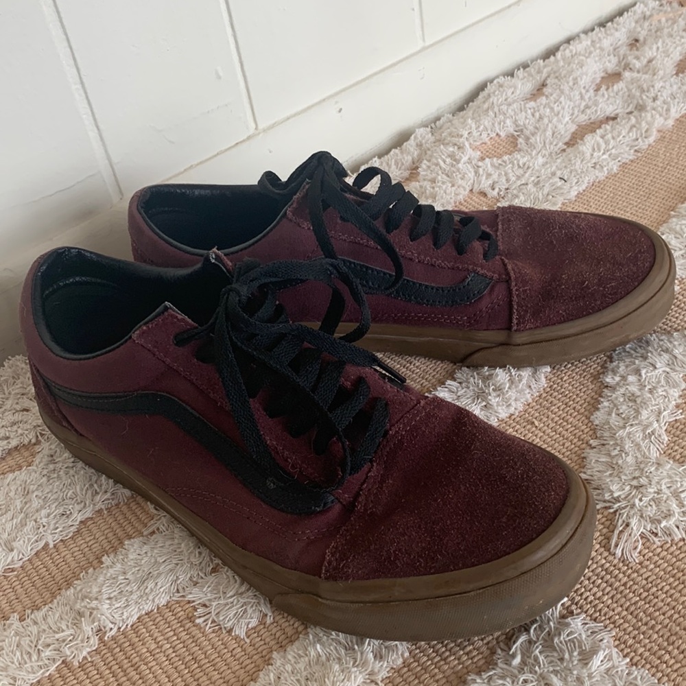 Maroon Vans